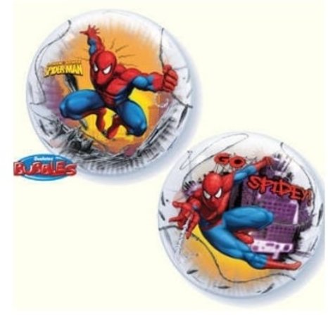 Qualatex Spiderman-Seifenblasen-Ballon 56 cm | pro Stück