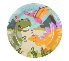 Boland Dinosaurus Feestje Borden 23cm | 10 stuks Boland Dinosaurus Feestje Borden 23cm | 10 stuks
