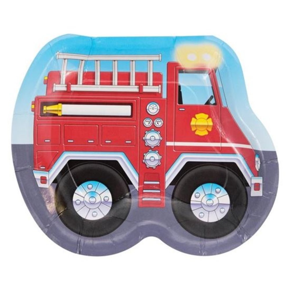 Creative Converting Brandweer Borden 23cm | 8 stuks Creative Converting Brandweer Borden 23cm | 8 stuks