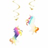 Boland Goldene Einhorn-Hängedekoration, 85 cm | 2 Stück Boland Goldene Einhorn-Hängedekoration, 85 cm | 2 Stück