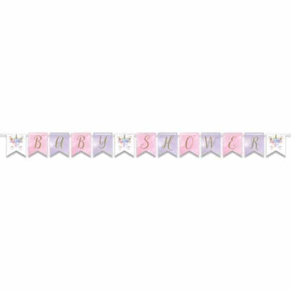 Creative Converting Guirlande de lettres pour baby shower 214 x 15 cm | à l'unité