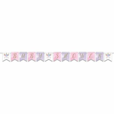 Creative Converting Guirlande de lettres pour baby shower 214 x 15 cm | à l'unité
