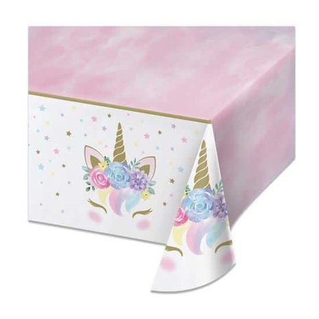 Creative Converting Baby-Einhorn-Tischdecke 137 x 259 cm | pro Stück