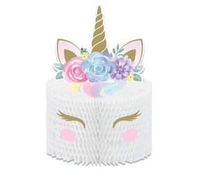 Creative Converting Baby Unicorn Tafeldecoratie 30x19cm | per stuk Creative Converting Baby Unicorn Tafeldecoratie 30x19cm | per stuk