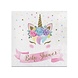 Creative Converting Serviettes de table Licorne Bébé pour Baby Shower 33x33cm | 16 pièces