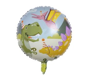 Boland Dinosaurus Feestje Folie Ballon 45cm | per stuk Boland Dinosaurus Feestje Folie Ballon 45cm | per stuk