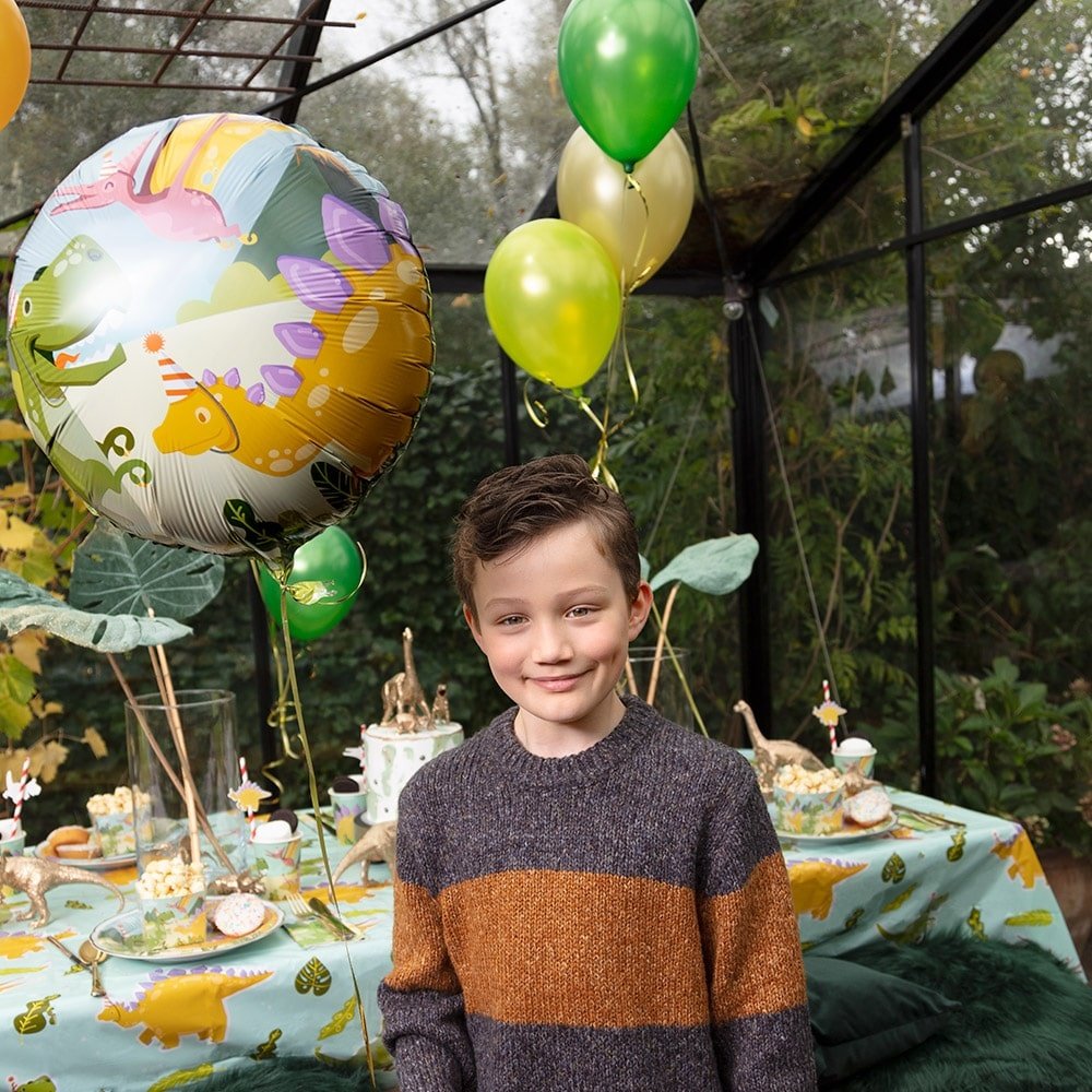 Boland Ballon en aluminium dinosaure pour fête, 45 cm | à l'unité