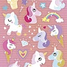 WeFiesta Eenhoorn Stickers 10x20cm | per vel
