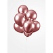 Rose gold chrome balloons | 10 pieces