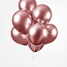 Ballons chromés or rose | 10 pièces