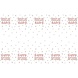 Unique Party Happy Birthday Rose Gold Glitter Tablecloth 137x213cm | per piece