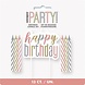 Happy Birthday Cake Kerzen Glitzer Roségold | 13-teilig