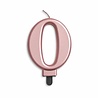 WeFiesta 0 Years Candle Rose Gold Metallic | 8cm WeFiesta 0 Years Candle Rose Gold Metallic | 8cm