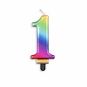 WeFiesta 1-Jahres-Kerze Regenbogen Metallic | 8 cm WeFiesta 1-Jahres-Kerze Regenbogen Metallic | 8 cm