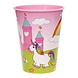 LG Imports Traktatie Beker Eenhoorn plastic 260ml | per stuk LG Imports Traktatie Beker Eenhoorn plastic 260ml | per stuk