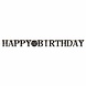 Riethmüller Jumbo Happy Birthday Letter Garland Gold with Age | 320x25cm