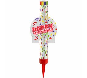 Taart ijsfontein Happy Birthday Taart ijsfontein Happy Birthday