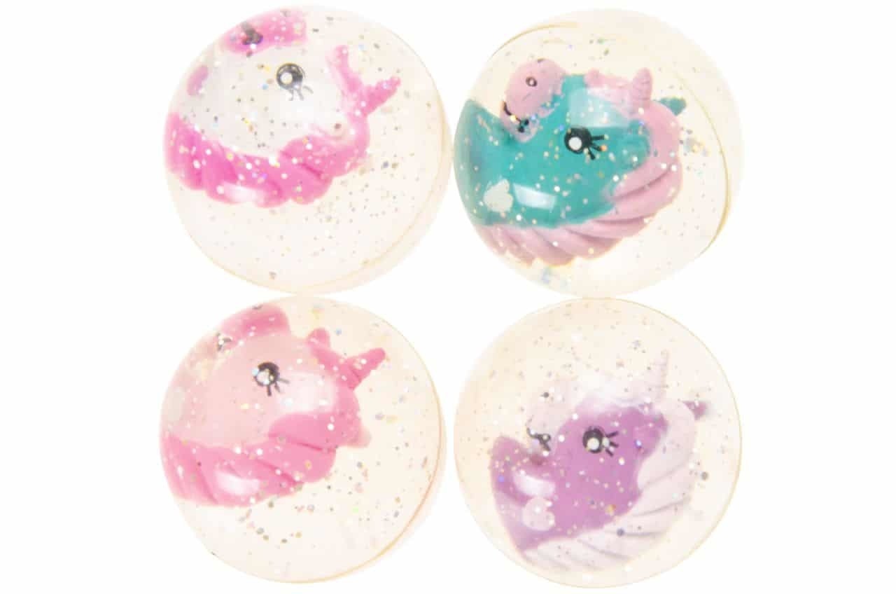 LG Imports Einhorn-Hüpfbälle XL 45 mm | 12 Stück
