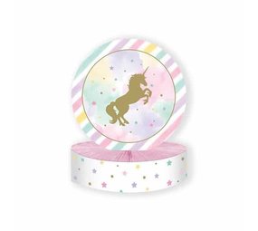 Creative Converting Décoration de table Licorne Pailletée 23x30cm | à l'unité