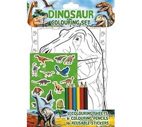 Alligator Products Kit de coloriage de dinosaures | 20 pièces