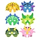 Maskers Dinosaurus Foam Gekleurd | per stuk Maskers Dinosaurus Foam Gekleurd | per stuk