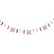 Haza - Witbaard Miffy Garland Baby Pink | 4 meters