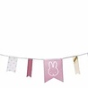 Haza - Witbaard Guirlande Miffy rose bébé | 4 mètres