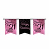 Paper Dreams Garland Cheers to 21 years rose gold/black | 6m