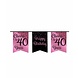 Paper Dreams Garland Cheers to 40 years rose gold/black | 6m
