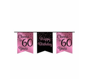 Paper Dreams Slinger Cheers to 60 years rose goud/zwart | 6m Paper Dreams Slinger Cheers to 60 years rose goud/zwart | 6m