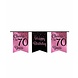Paper Dreams Girlande zum 70. Geburtstag, Roségold/Schwarz | 6 m Paper Dreams Girlande zum 70. Geburtstag, Roségold/Schwarz | 6 m