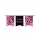Paper Dreams Guirlande « 65 ans » or rose/noir | 6 m