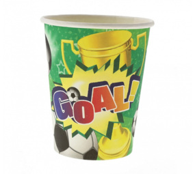 Godan Voetbal Champions Bekers 270ml | 6 stuks Godan Voetbal Champions Bekers 270ml | 6 stuks