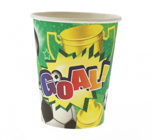 Godan Coupes de football Champions 270 ml | 6 pièces