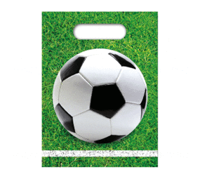 Procos Party Voetbal Party Uitdeelzakjes 16x24cm | 6 stuks Procos Party Voetbal Party Uitdeelzakjes 16x24cm | 6 stuks