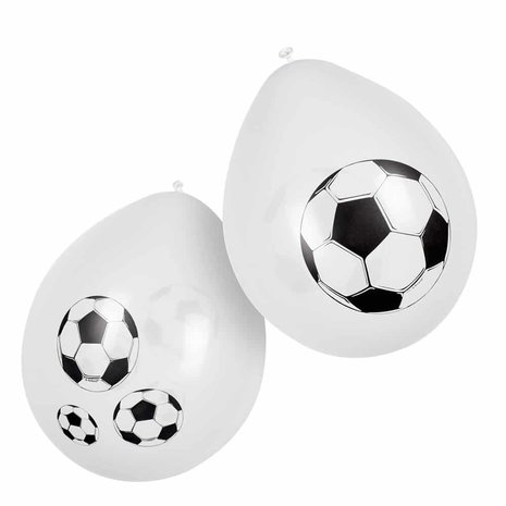 Boland Ballons de football classiques 25 cm | 6 pièces
