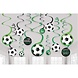 Hangdecoratie swirls voetbal Goal Getter | 12 stuks Hangdecoratie swirls voetbal Goal Getter | 12 stuks