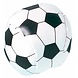 Amscan Balle anti-stress squishy en forme de ballon de football 4,5 cm | 8 pièces
