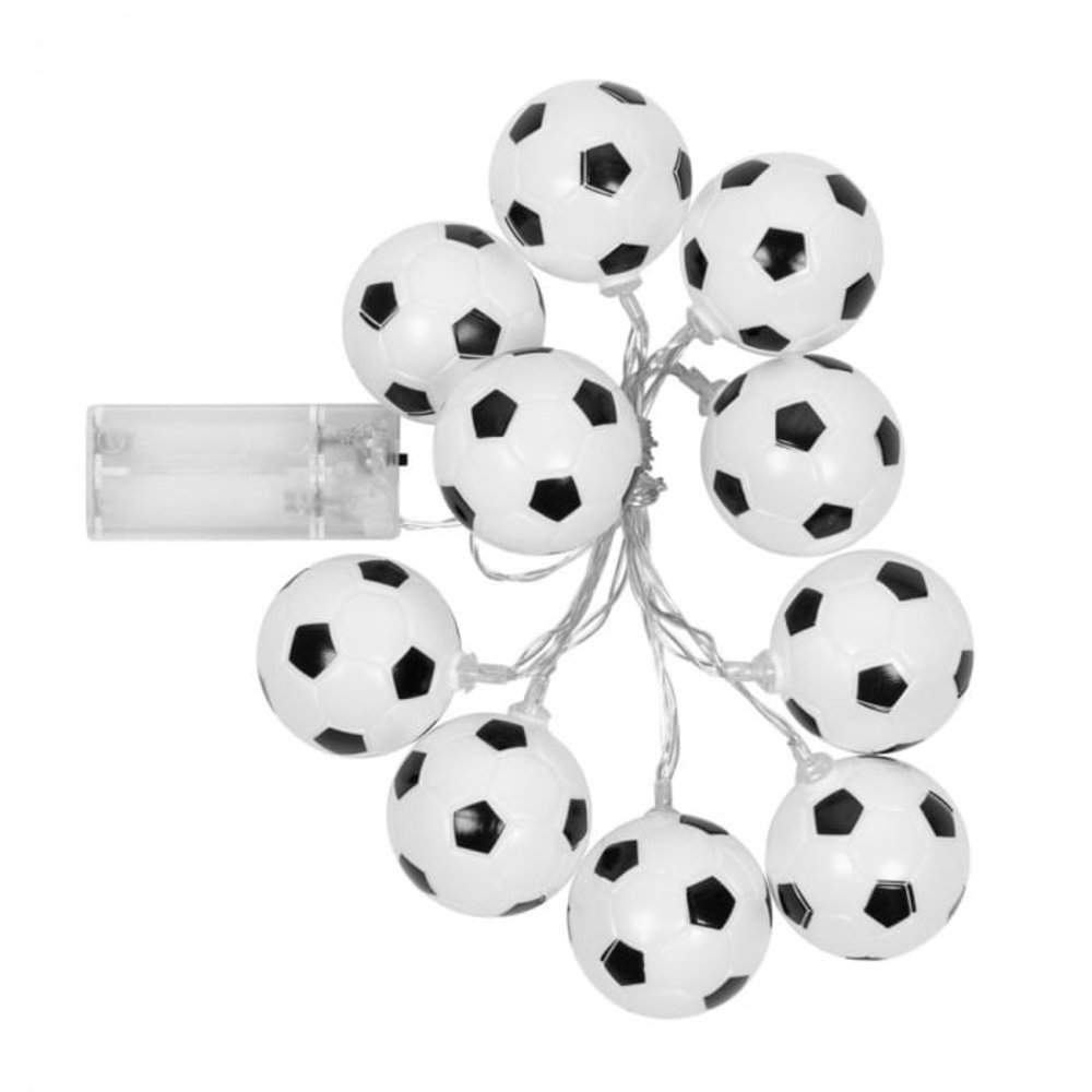 Boland Guirlande lumineuse LED en forme de ballon de football, 10 LED, 140 cm | à l'unité