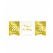 Slinger Cheers to 80 years wit/goud | 6m Slinger Cheers to 80 years wit/goud | 6m