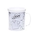 LG Imports Gobelet de football à colorier soi-même 250 ml | à ​​l'unité