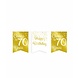 Paper Dreams Garland Cheers to 70 years white/gold | 6m Paper Dreams Garland Cheers to 70 years white/gold | 6m