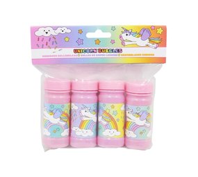 LG Imports Souffleur de bulles licorne 50 ml | 4 pièces