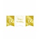 Paper Dreams Garland Cheers to 60 years white/gold | 6m