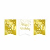Paper Dreams Guirlande Cheers pour 50 ans blanc/or | 6 m Paper Dreams Guirlande Cheers pour 50 ans blanc/or | 6 m