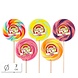 Felko GROTE Lolly Swigle Pop Multi 50 gr. 7cm | 5 stuks