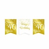 Paper Dreams Garland Cheers to 40 years white/gold | 6m Paper Dreams Garland Cheers to 40 years white/gold | 6m
