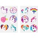 Henbrandt Unicorn Fake Tattoo | 12 sets with 12 tattoos