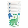 Unique Party Dinosaurierbecher Blau & Grün 270 ml | 8 Stück Unique Party Dinosaurierbecher Blau & Grün 270 ml | 8 Stück