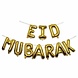 Zin El Afrah Eid Mubarak Gold Foil Balloons | 4 meters